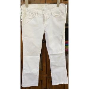 7 For All Mankind White Bootcut Jeans Sz 29